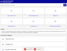 Tablet Screenshot of interpoleyewear.com